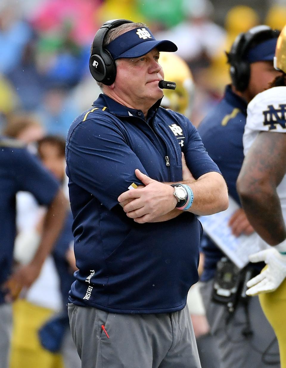 Brian Kelly spent 12 seasons as the coach of Notre Dame.