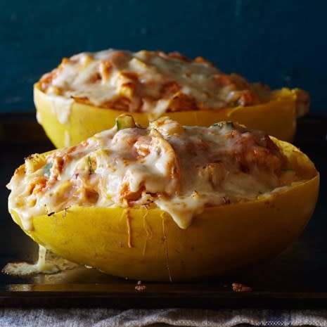 Chicken Enchilada-Stuffed Spaghetti Squash Chicken Enchilada-Stuffed Spaghetti Squash