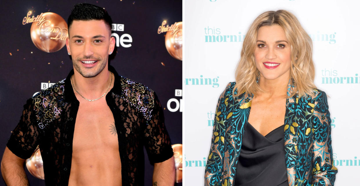 The rumoured Strictly couple may be spending Christmas together (PA Images/REX).