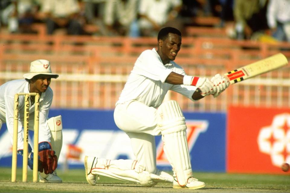 Brian Lara in action in 1991 (Getty Images)