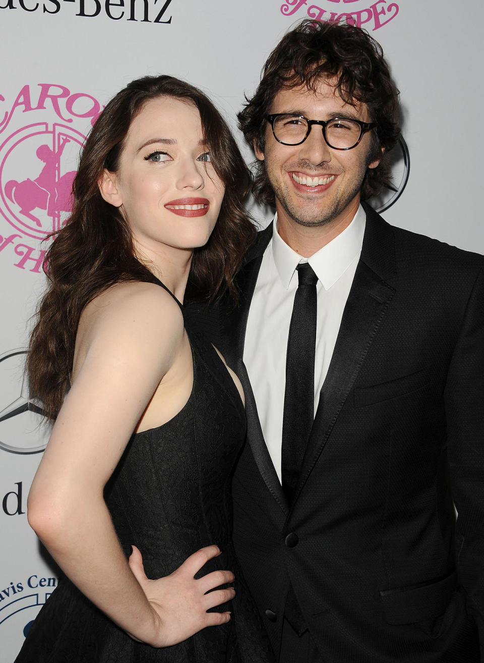 Kat Dennings and Josh Groban 