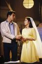 <p>The simple yellow shift dress Natalie Wood wore as Maria in <em>West Side Story</em> is proof that an ensemble doesn't have to be elaborate to be memorable. The wardrobe piece has since become synonymous with the marriage of Maria and Tony. </p>