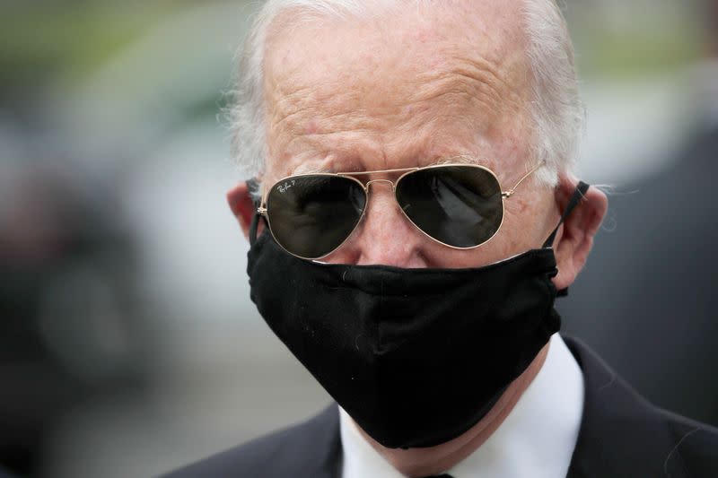 Joe Biden visits New Castle, Delaware, during Memorial Day