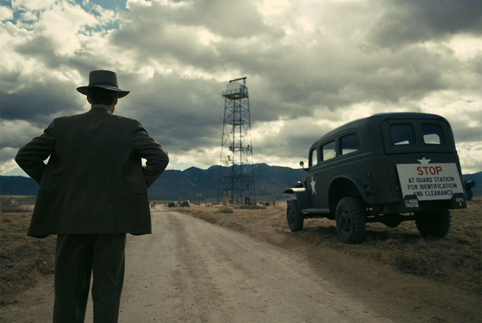 Cillian Murphy is J. Robert Oppenheimer in OPPENHEIMER.