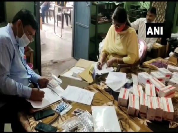 Visuals of illegal drugs seized by Moradabad Police 