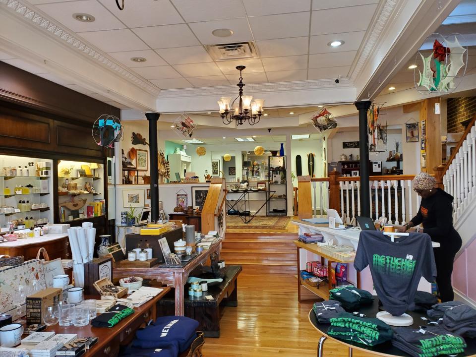 Inside Papillon & Company, a home décor and gift store in Metuchen.
