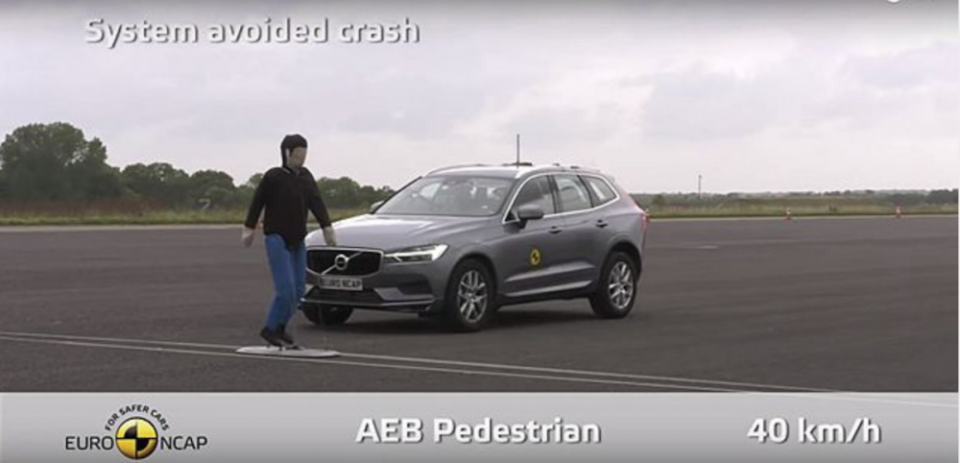 Volvo 的 City Safety 都會安全防護系統相當成熟，最新的 XC60，在 Euro NCAP 的 AEB 自動緊急煞車系統測試中幾乎獲得滿分。