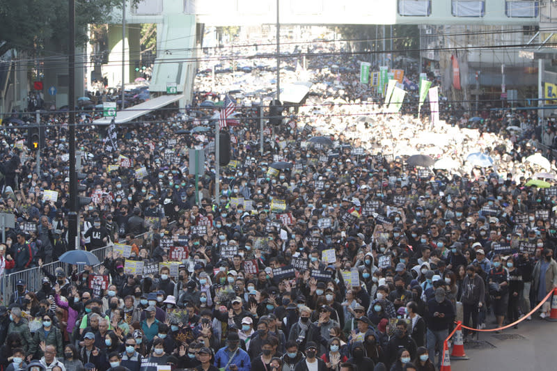 香港民陣1208遊行（2） (圖)