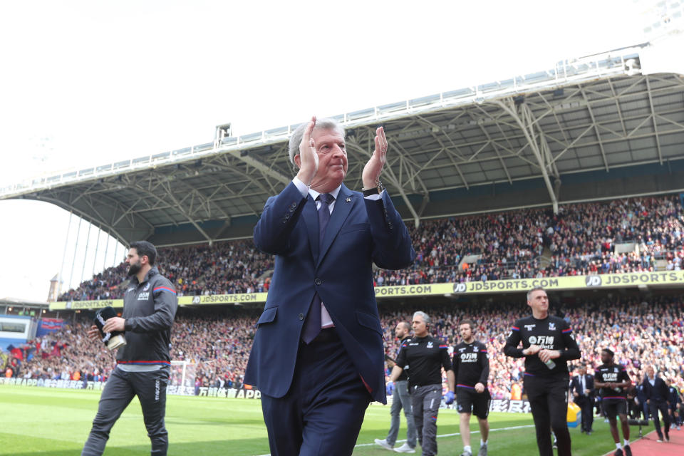 Roy Hodgson will know Crystal Palace need only a few points now to ensure safety