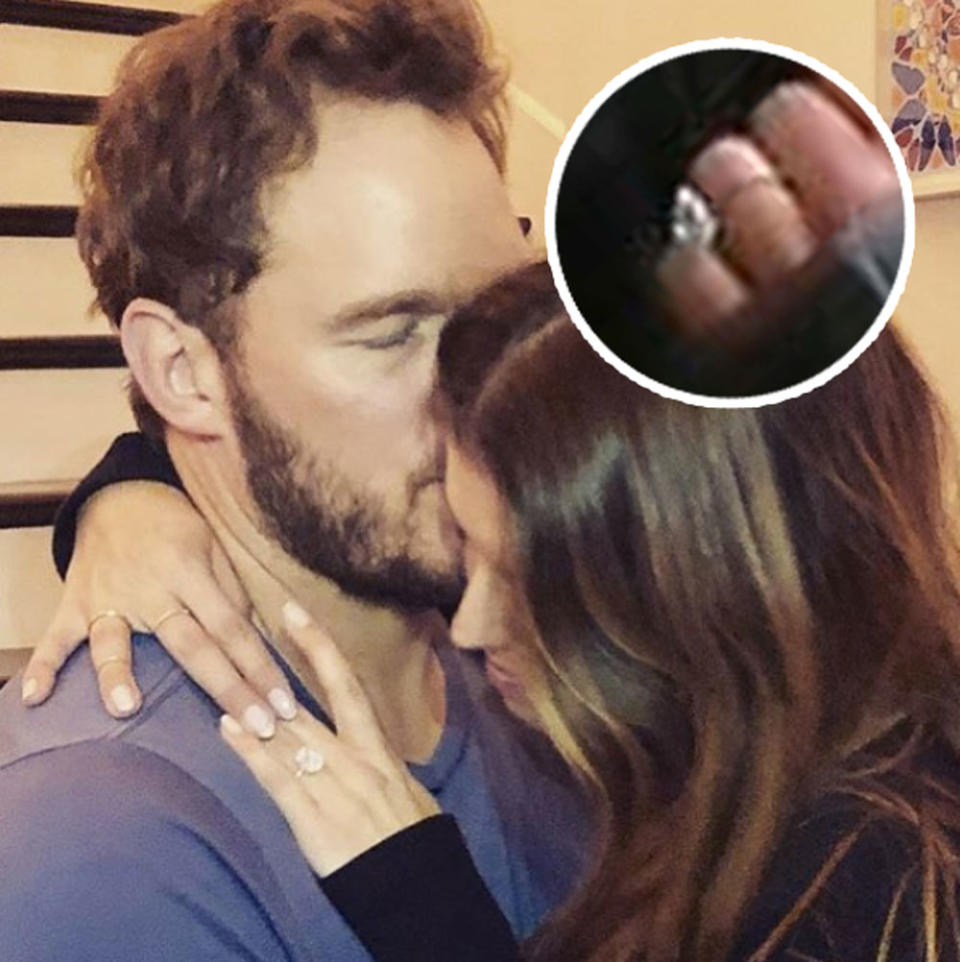 Chris Pratt announced his engagement to Katherine Schwarzenegger on Monday. (Photo: Chris Pratt via Instagram; Backgrid)