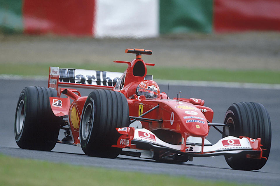 <p>Although there are several contenders, the 2005 United States GP at Indianapolis is often referred to as the most boring Grand Prix race ever held (not counting the <strong>2021 Belgian GP</strong>, since two laps behind a safety car hardly counts as a race at all). The <strong>Michelin</strong> tyres fitted to 14 of the cars entered were found to be at risk of a <strong>blowout</strong> on the banked Turn 13. All sensible methods of resolving this were dismissed, so those cars came into the pits for good at the end of the <strong>warm-up lap</strong>. The spectators, who had not been informed of any of this, understandably became rather cross.</p><p>Only six cars remained, all running on Bridgestone tyres. Two <strong>Ferraris</strong> finished a lap ahead of two <strong>Jordans</strong>, which were in turn a lap ahead of two <strong>Minardis</strong>. What could be more boring than that?</p>