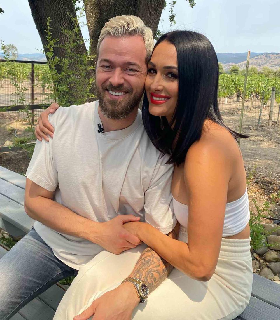 Nikki Bella and Artem Chigvintsev