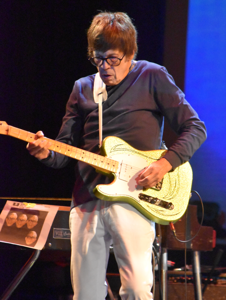 Elliot Easton of the Cars at the “Nuggets” concert at the Alex Theatre in Glendale, Calif., May 19, 2023 (Chris Willman/Variety)