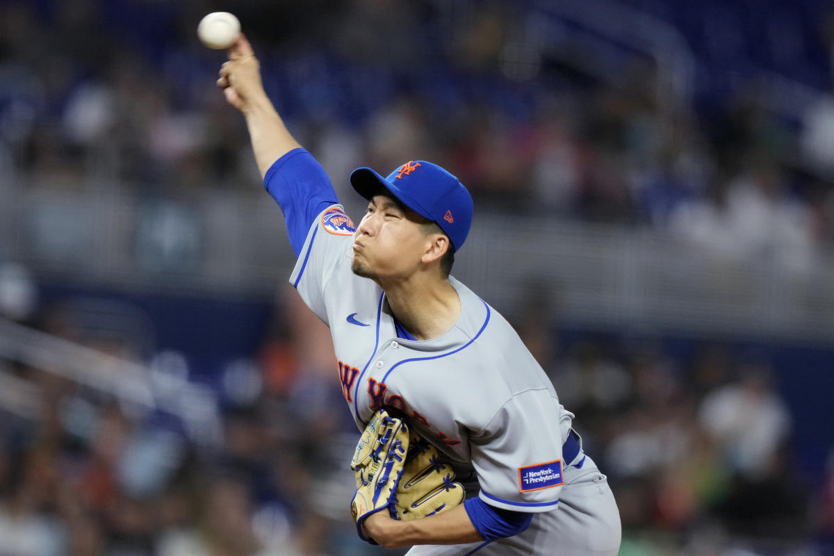 Kodai Senga battles through six, Mark Vientos with first multi-HR game as  Mets top Marlins