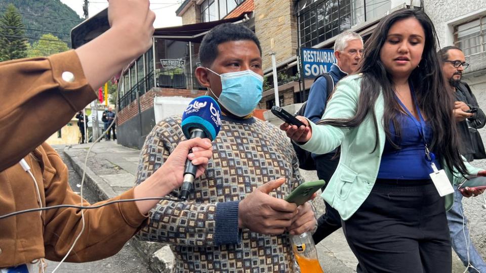 Manuel Ranoque, padre de los niños rescatados tras 40 días en la selva amazónica.