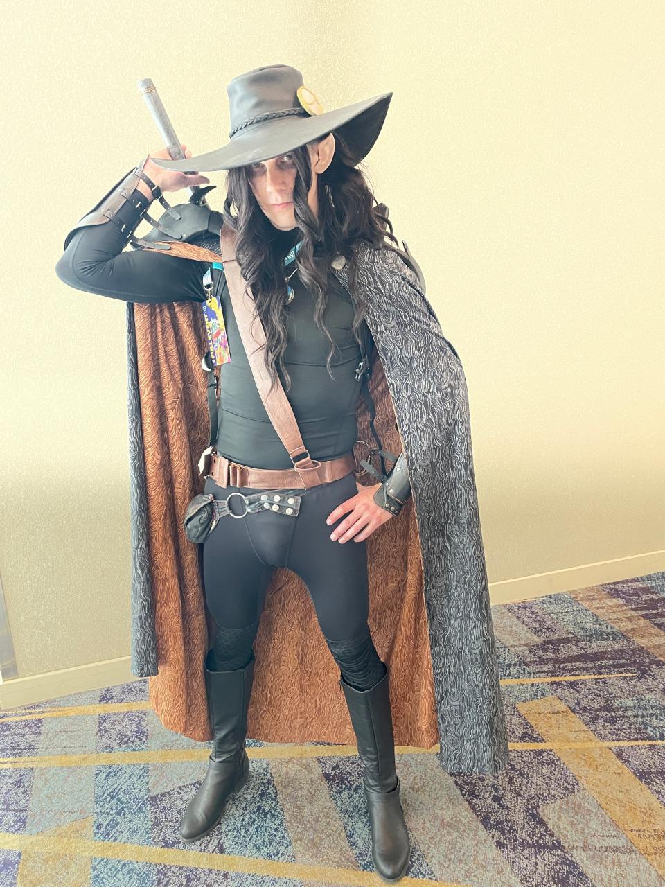 Nathan Hauck cosplayed Vampire Hunter D at Phoenix Fan Fusion 2023 at the Phoenix Convention Center on Sunday, June 4, 2023.