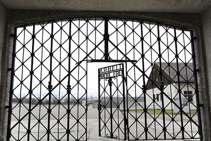 The entire gate before part of it was stolen. Image: Getty