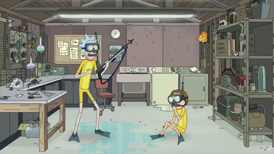 Fans were tricked by the title and episode preview for The Ricklantis Mixup. Credit: Adult Swim.