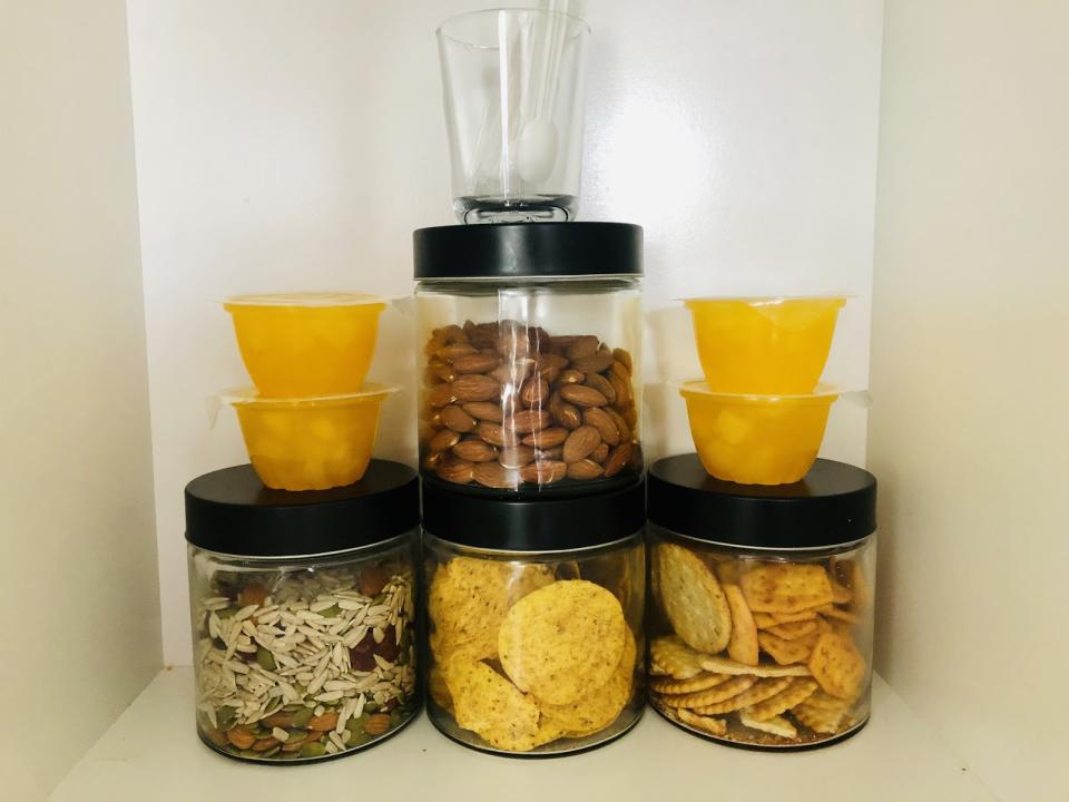 <span>Organise snacks that are easy to pick-and-pack from. </span>Source: Supplied/<a href="http://instagram.com/peninapetersen" rel="nofollow noopener" target="_blank" data-ylk="slk:Penina Petersen;elm:context_link;itc:0;sec:content-canvas" class="link "><span>Penina Petersen</span></a>