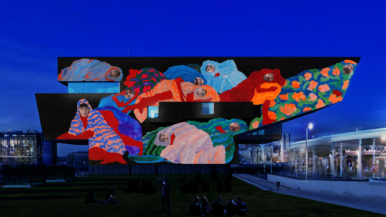  "Being Giants" display to be shown at the ISE light festival. . 