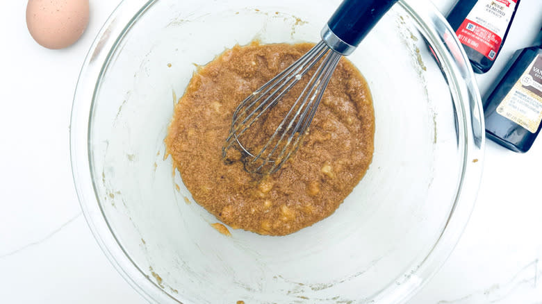 sugary mixture in bowl