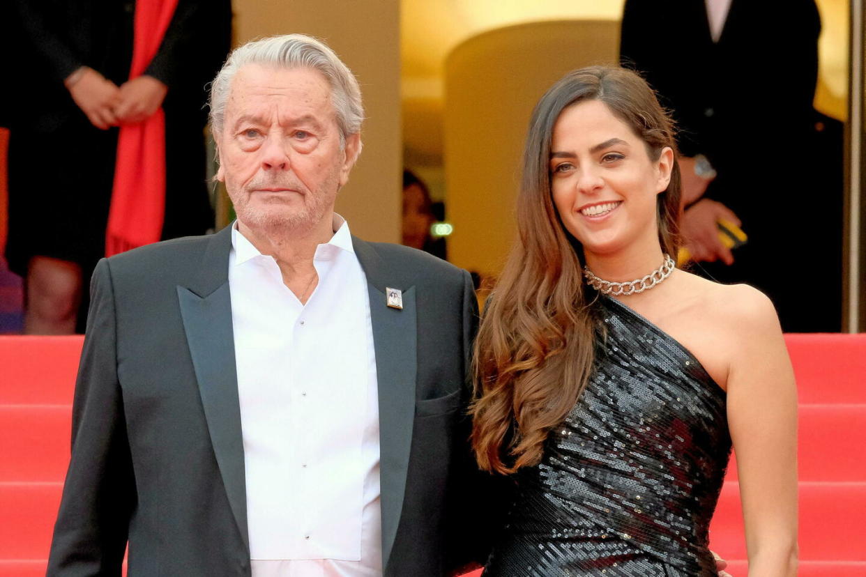 Alain et Anouchka Delon, à Cannes, en 2019.  - Credit:Philippe Farjon/Starface/Cover Images