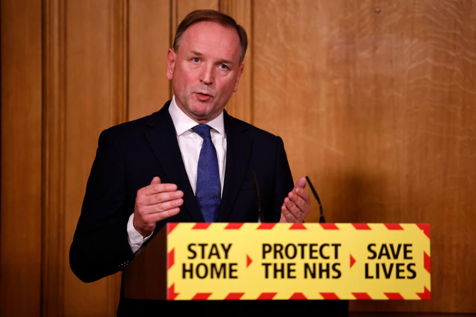 Chief Executive of the NHS Sir Simon Stevens said COVID deniers belittled the hard work of the nation's nursed. (PA)