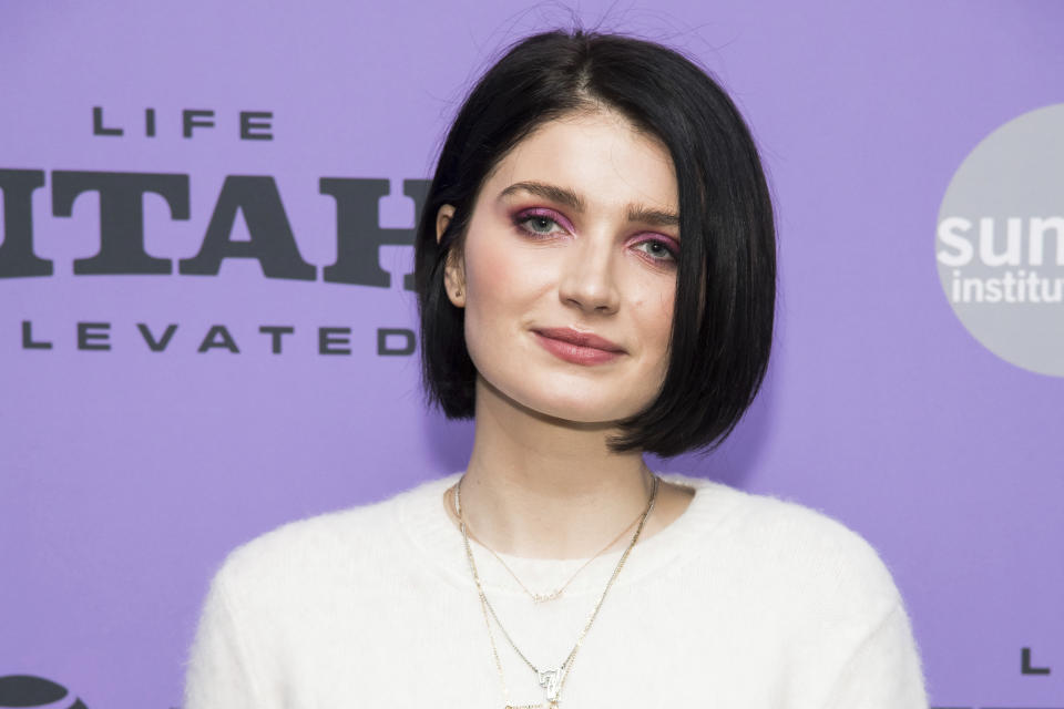 Eve Hewson attends the premiere of "Tesla" at the Library Center Theatre during the 2020 Sundance Film Festival on Monday, Jan. 27, 2020, in Park City, Utah. (Photo by Charles Sykes/Invision/AP)