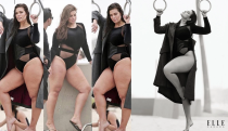 <p>Ashley Graham's forever Instagramming her actual bikini body, reminding the world that 'thick thighs save lives.' She's not afraid of showing off her stretch marks and a roll here or there but her many lingerie shoots – particularly this <i>ELLE Canada</i> one – removed all trace. <i>[Photo: Instagram/theashleygraham and ELLE]</i> </p>