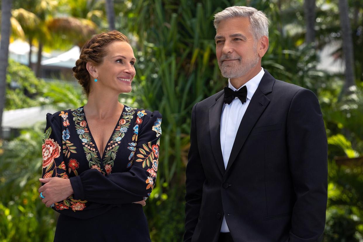Still Photography on the set of "Ticket To Paradise" Julia Roberts; George Clooney