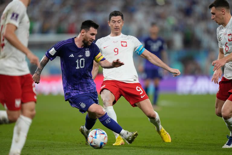 Argentina vs Polonia
Lionel Messi y Robert Lewandowski