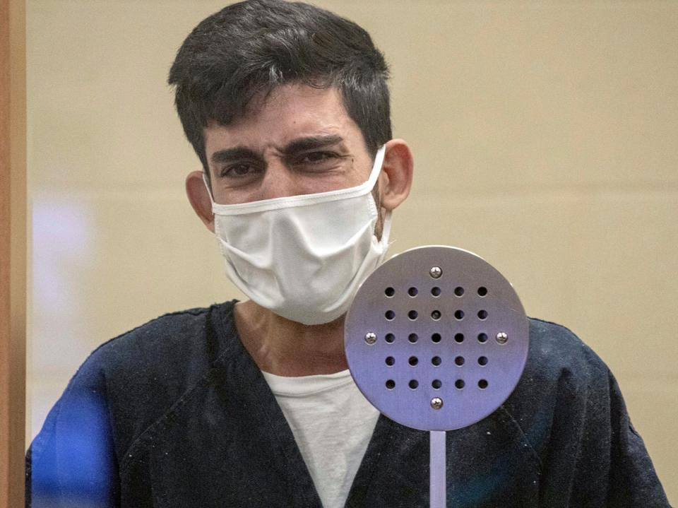 Ali Abulaban, who had more than 940,000 followers on TikTok, pleaded not gulity to two counts of murder in October 2021 (AP)