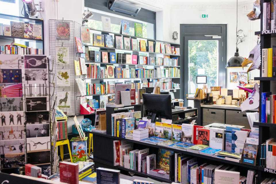 Bookstore interior