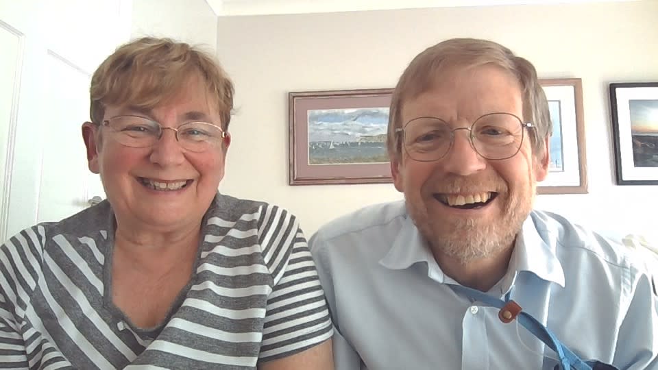 John Whipps, a Parkinson's patient who took part in trials for foslevodopa-foscarbidopa, a wearable drug pump that delivers medication over 24 hours.