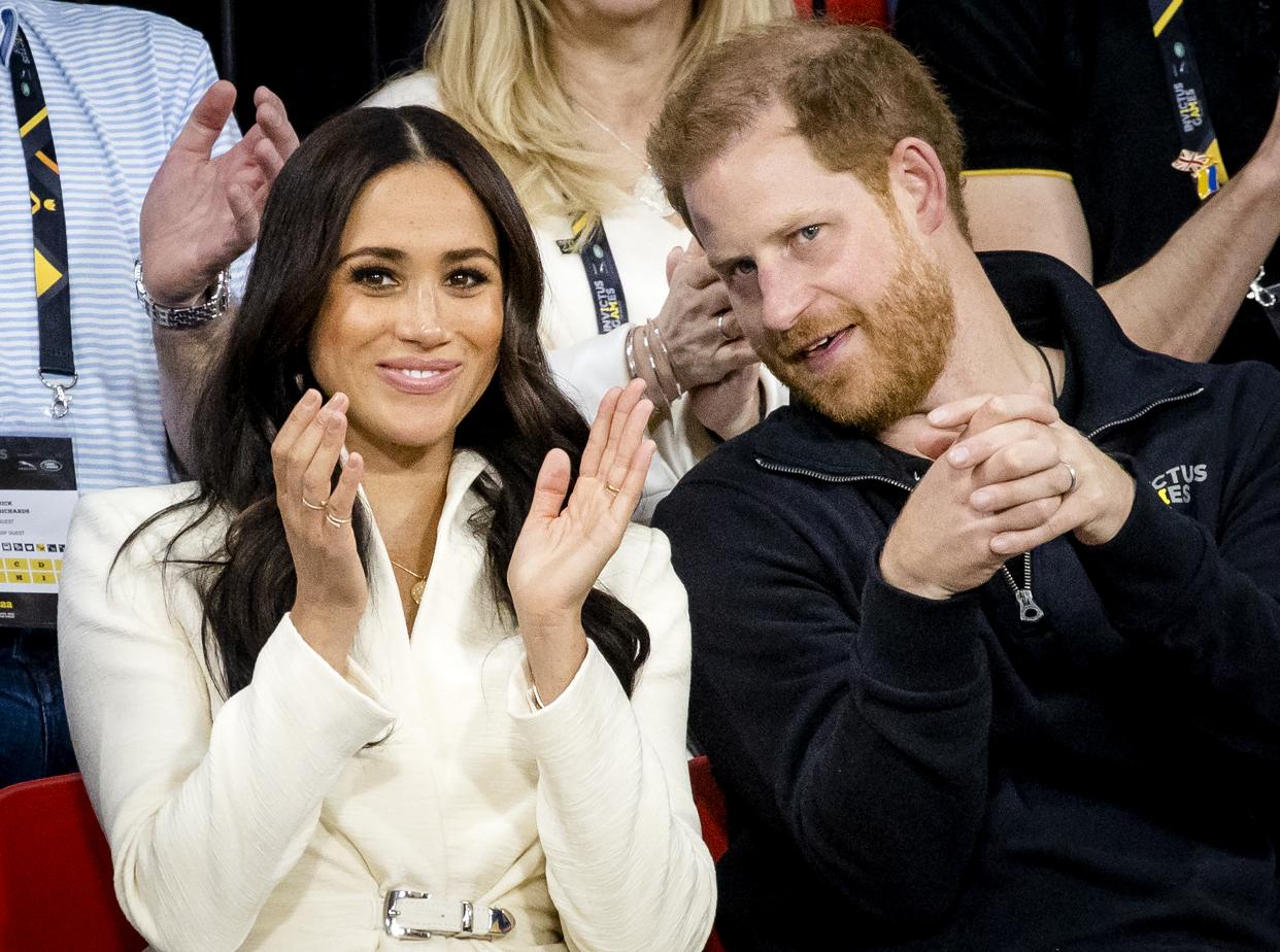 Harry and Meghan’s Netflix docuseries is reportedy being released before Christmas. (Getty)