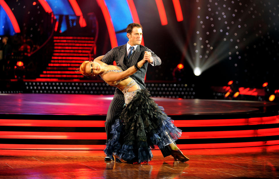 Matt Baker and dance partner Aliona Vilani perform during the Strictly Come Dancing The Live Tour dress rehearsal at The Capital FM Arena in Nottingham. PRESS ASSOCIATION Photo. Picture date: Thursday January 13, 2011. Photo credit should read: Rowan Miles/PA Wire