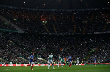 Soccer Football - Celtic vs Linfield - UEFA Champions League Second Qualifying Round Second Leg - Glasgow, Britain - July 19, 2017 General view of fans REUTERS/Russell Cheyne