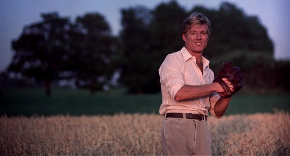 Robert Redford plays ball in The Natural (TriStar Pictures).