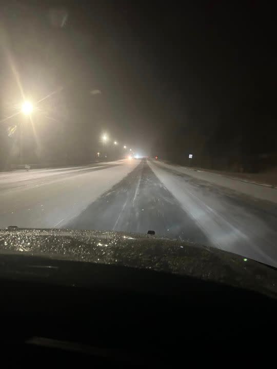 Snowfall in Robertson County (Courtesy: Robertson County Emergency Management)