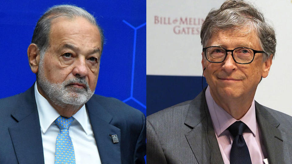 Carlos Slim y Bill Gates