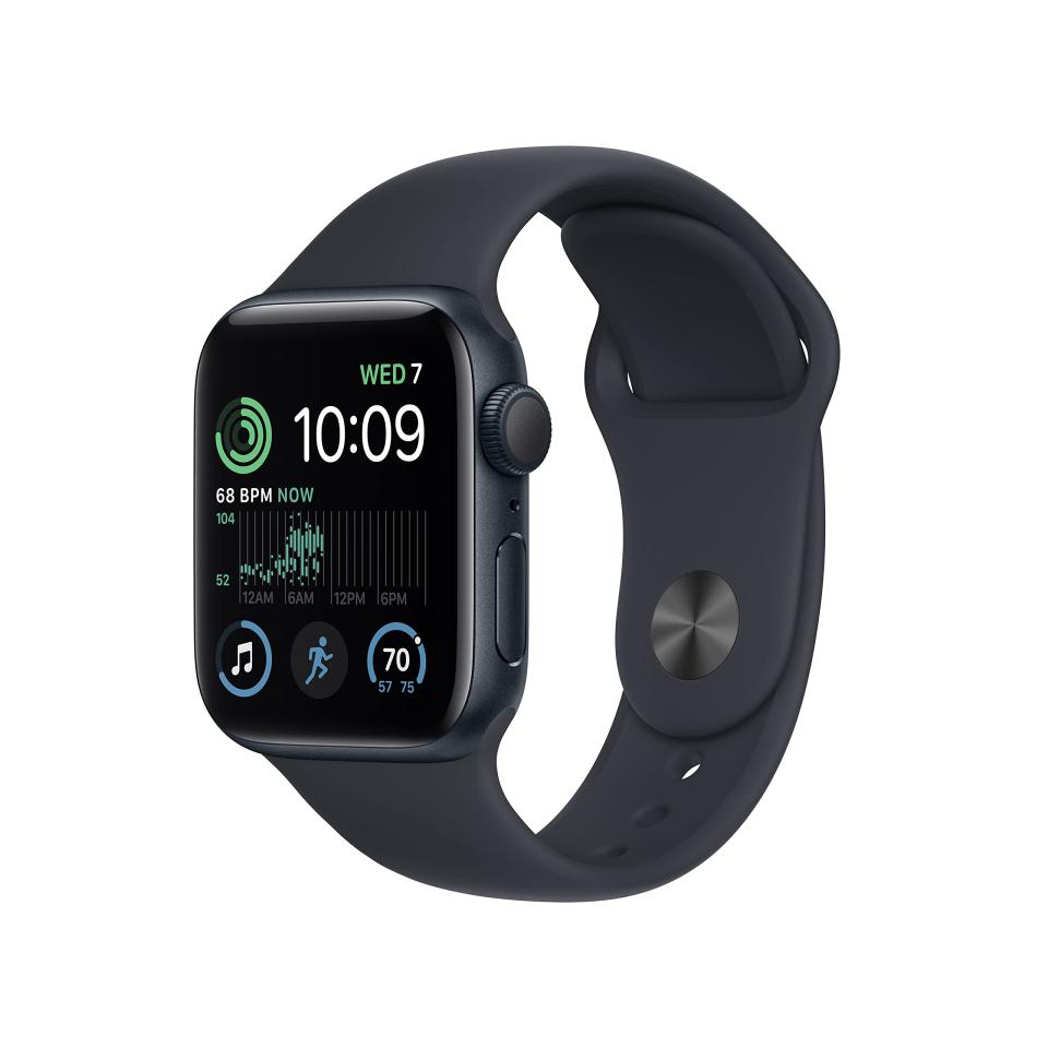 <p><a href="https://www.amazon.com/New-Apple-Watch-GPS-40mm/dp/B08KRN16GG/ref=sr_1_7?crid=K7TCYR9IL0XY&keywords=apple+watch+se&qid=1689258585&sprefix=apple+watch+se%2Caps%2C154&sr=8-7&tag=syn-yahoo-20&ascsubtag=%5Bartid%7C2140.g.44283906%5Bsrc%7Cyahoo-us" rel="nofollow noopener" target="_blank" data-ylk="slk:Shop Now;elm:context_link;itc:0;sec:content-canvas" class="link ">Shop Now</a></p><p>Watch SE (2nd Gen) </p><p>$182.00</p><span class="copyright">Amazon</span>