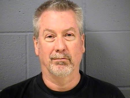 Former police sergeant Drew Peterson is pictured in this booking photo, released by the Will County Sheriff's Office in Illinois, United States on May 8, 2009. REUTERS/Will County Sheriff's Office/Handout/File Photo