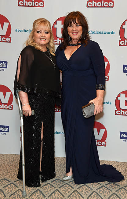 Linda and Coleen Nolan at TV Choice Awards