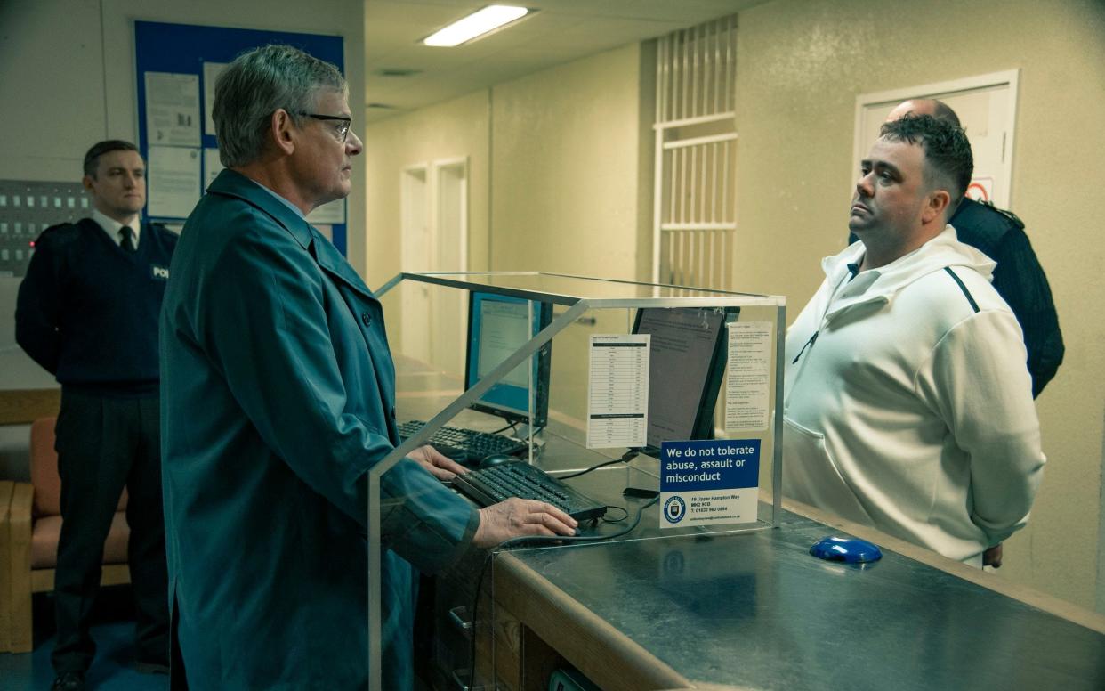 Martin Clunes and Celyn Jones in the ITV drama - © Neil Genower