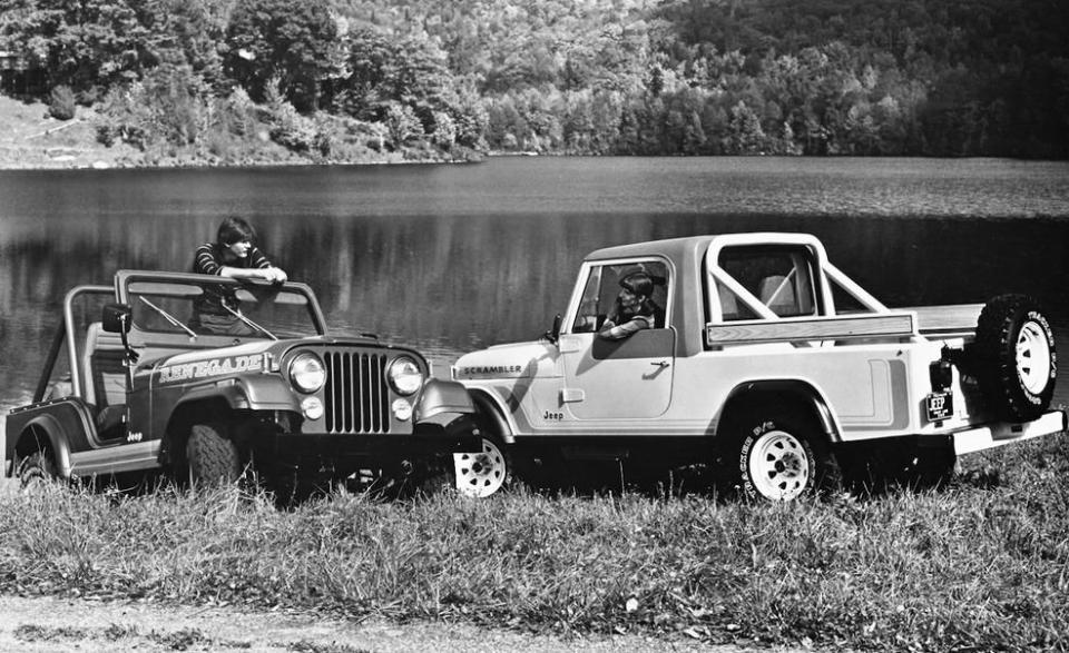 <p>The CJ-7 debuted with Jeep's then-new four-wheel drive system, called Quadra-Trac, and could be optioned with a 304-cid V-8 and a heavy-duty GM-built TH-400 automatic. The most desirable combination of early CJ-7 parts was the V-8 model backed by the heavy-duty T-18 four-speed manual. The CJ-7 was available as a softtop or with a fiberglass hardtop with metal doors—a first for the CJ. This combination provided a much quieter and more refined Jeep experience.</p>