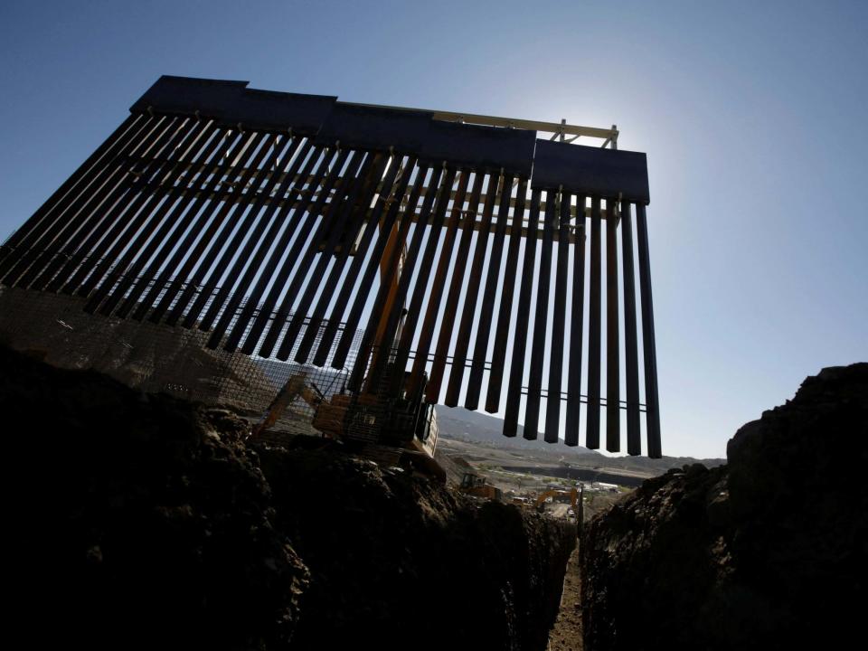 A New Mexico landowner has been served a “cease and desist” order after attempting to build a private border wall with $20 million raised through a crowdfunding website.The city of Sunland Park said the landowner had failed to fill out an application for the project.The landowner may yet be able to build their border wall, in an apparent effort to help Donald Trump move forward with his long-promised barrier, with the city’s chief inspector expected to visit the site this week.Even so, Brian Kolfage, who set up the GoFundMe campaign in December, raising more than $20 million, accused city officials of political intimidation."Here we go!! Liberals trying to intimidate us!" Mr Kolfage tweeted. "SOUND THE ALARM."His group, We Build the Wall, says it was initially given a green light to build the wall before Memorial Day.But Sunland Park's city manager says the “cease and desist” has nothing to do with politics.“There is no political motivation on the part of the city, simply our interest in having our code and ordinances complied with,” Julia Brown told CNN.She added: “This applicant is not being treated any differently from any other applicant in that all applicants are expected to comply with the law. We don’t selectively enforce the law, do not show favouritism, or ignore our own laws.”