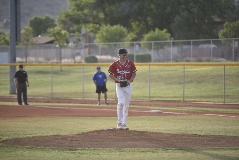 Tony Carrizosa pitched two innings on Wednesday against Dixie while also going 1/2 at the plate with an RBI.