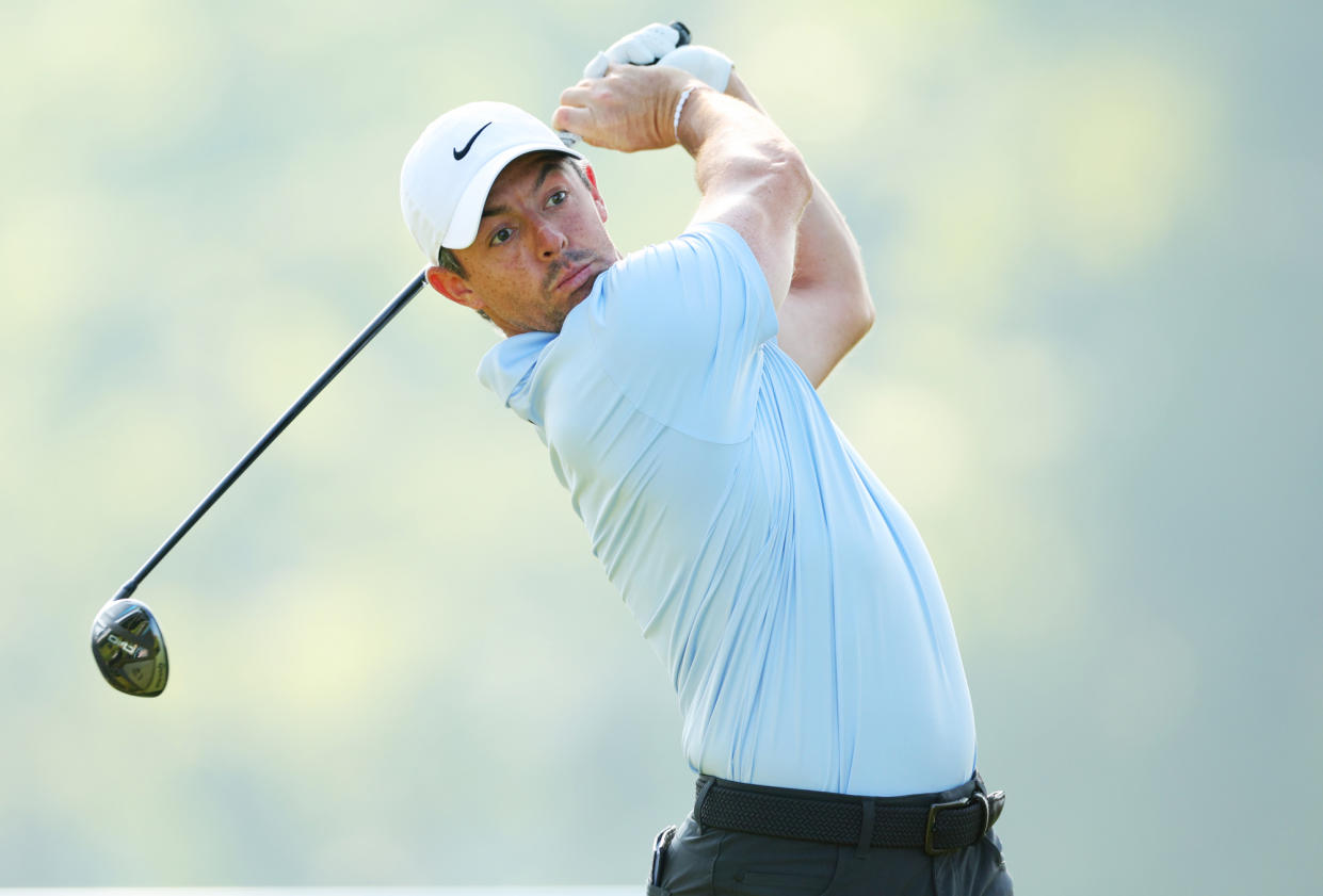 Rory McIlroy Tees Off at PGA Championship Days After Filing for Divorce