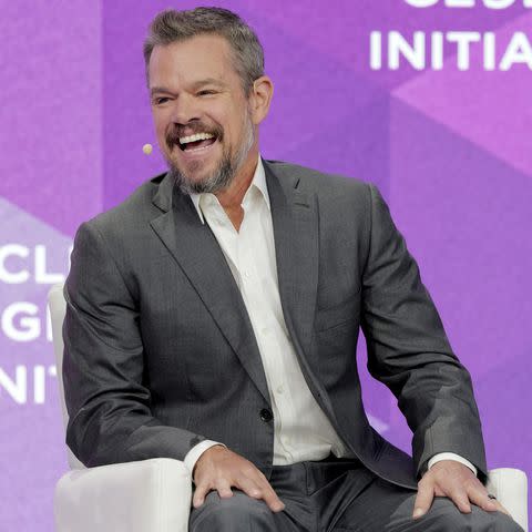 <p>Craig Barritt/Getty</p> Matt Damon