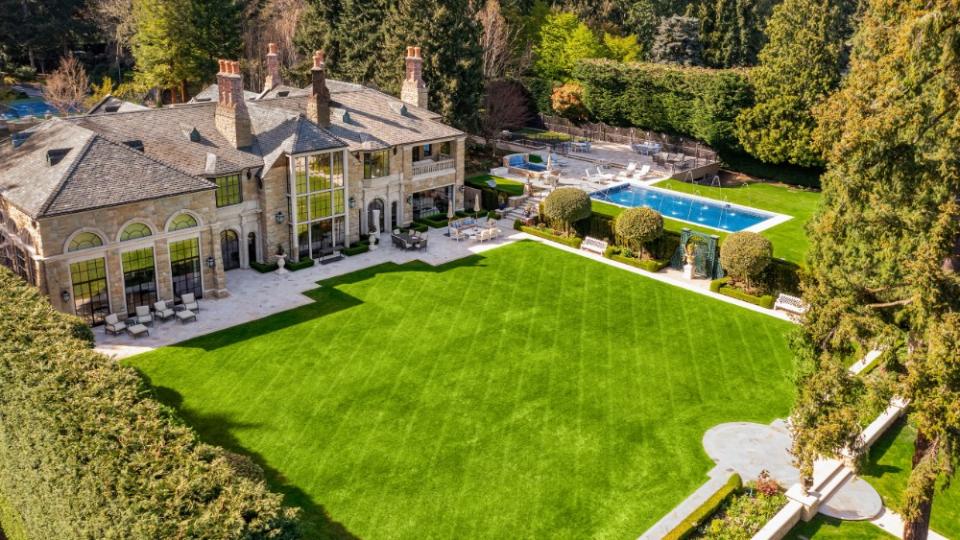 There’s plenty of lawn space adjacent to the pool and outdoor patios. - Credit: Andrew Webb, Clarity NW Photography